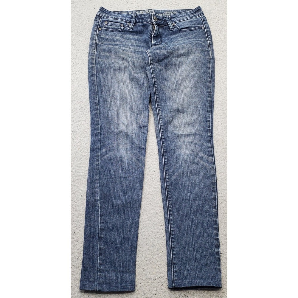 Bullhead Hermosa Jeans Womens 3 Blue Denim Stretch‎ Medium Wash Super Skinny Leg